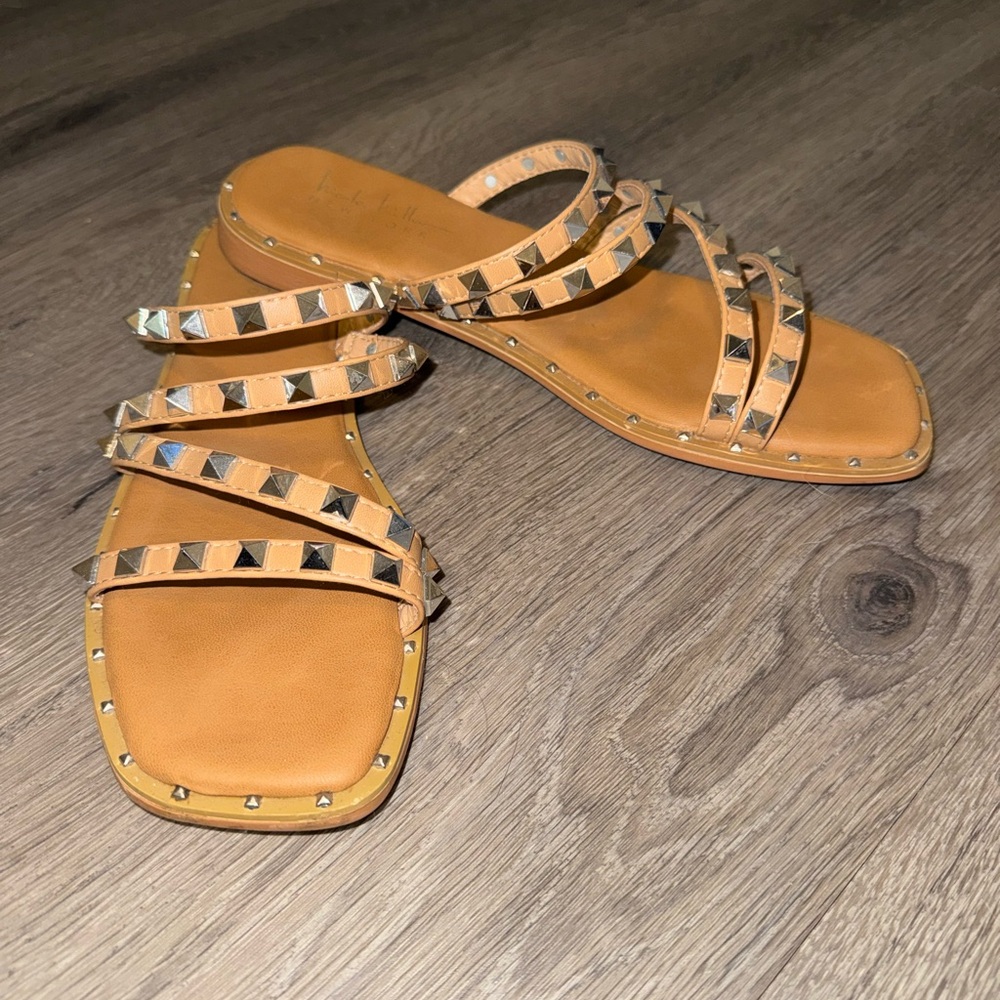 Studded Tan Sandals